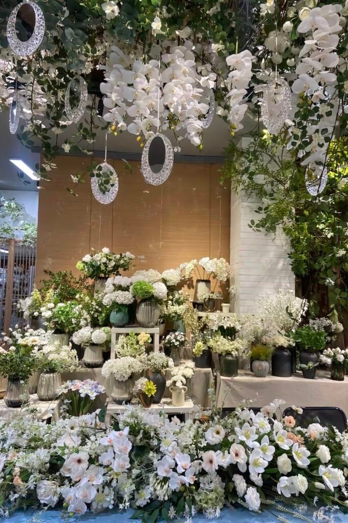 Artificial-flower-display-showroom-PJTL-Shantou-China