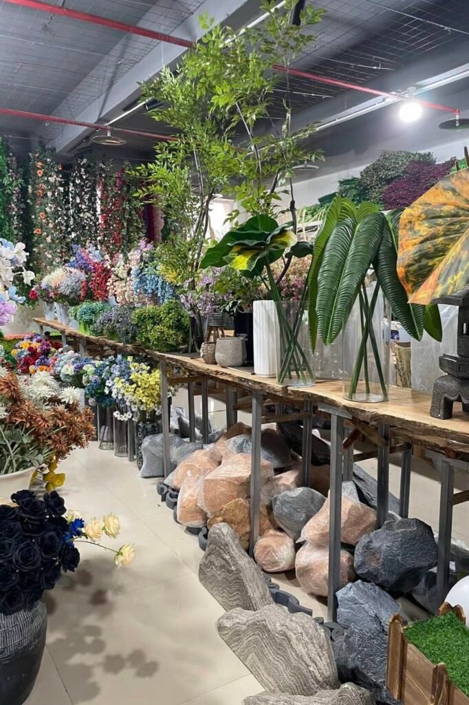 Artificial-flower-factory-tour-PJTL-Shantou-China-wholesale