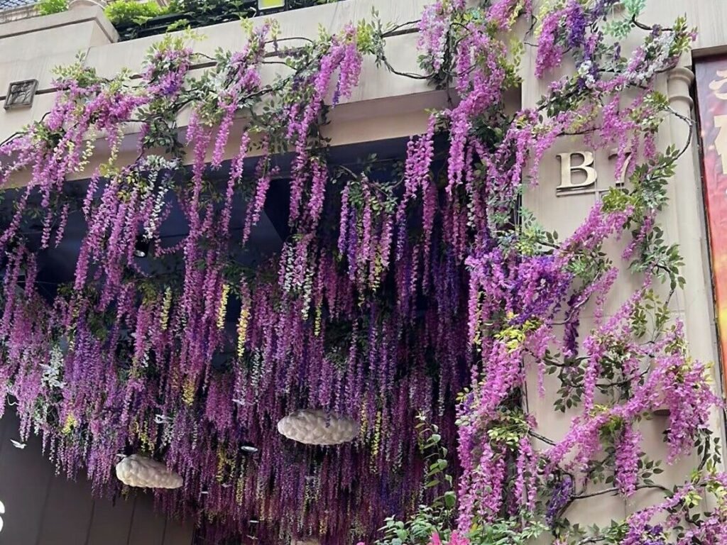 Artificial-flower-lobby-installation-for-hotels-and-resorts-PJTL-wholesale-supplier-China