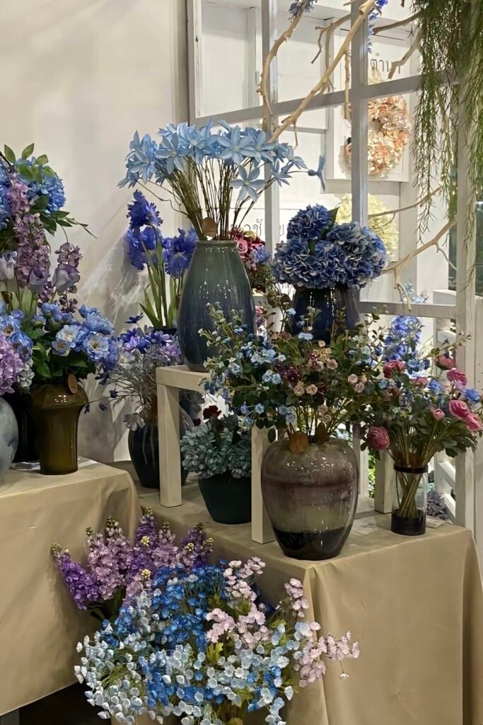 PJTL-wholesale-artificial-flowers-showroom-visit-Shantou