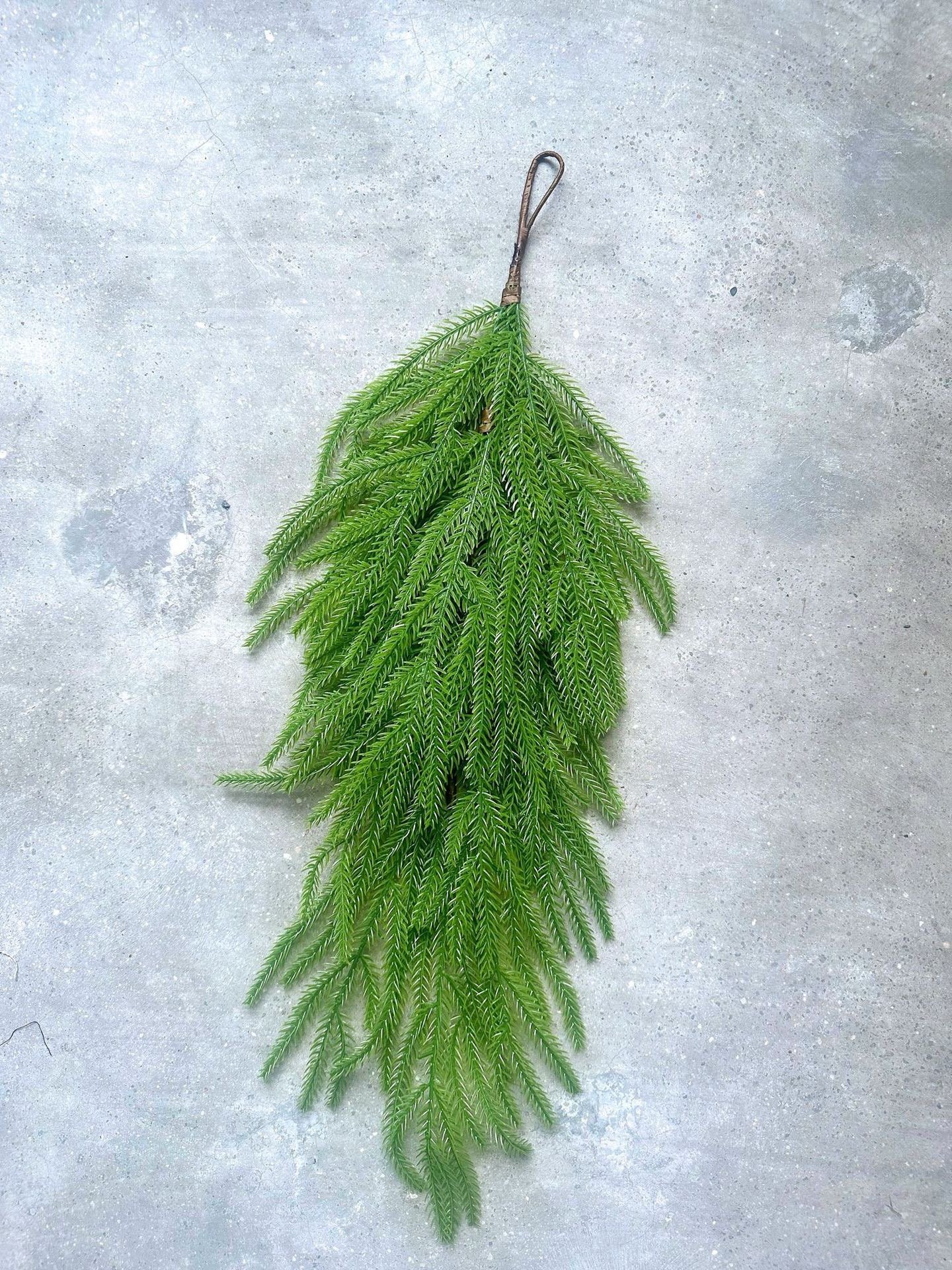 Artificial Pine Swag with Hanging Loop for Christmas and Door Decoration