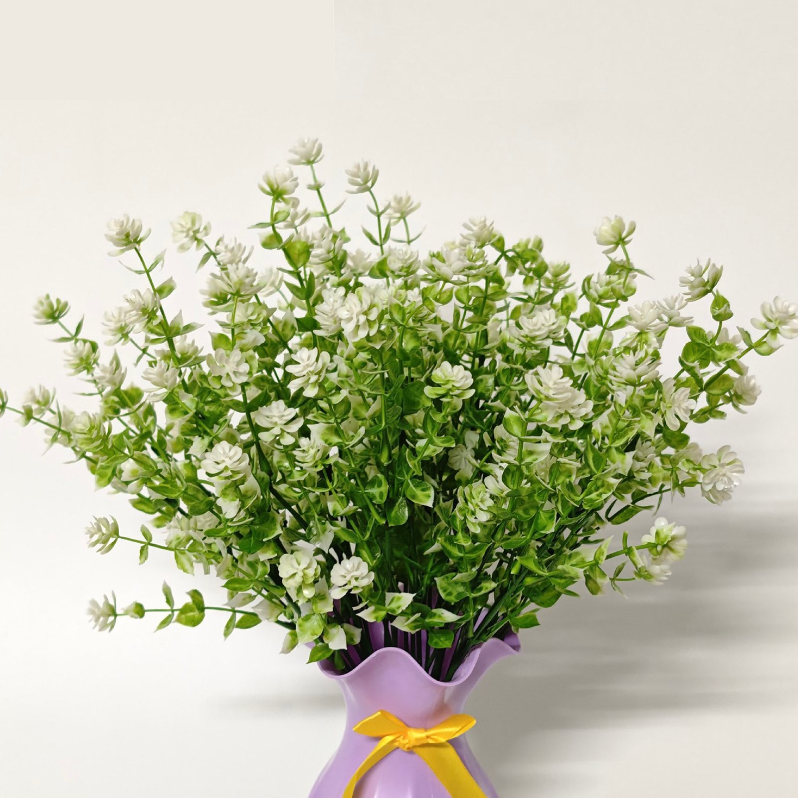 Artificial Mini Flower Bush for Bouquet and Table Centerpiece Arrangements