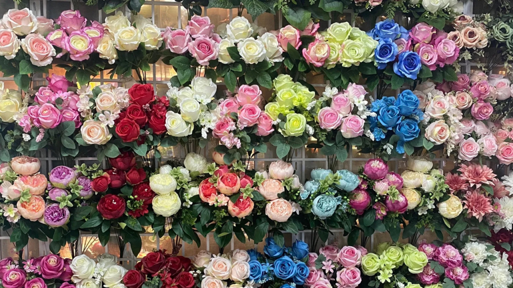 Private label artificial flowers for OEM ODM custom branding wholesale factory supply