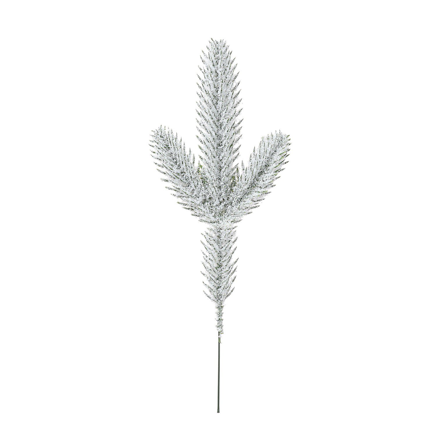 Frosted Pine Pick for Christmas Arrangements and Winter Decoration