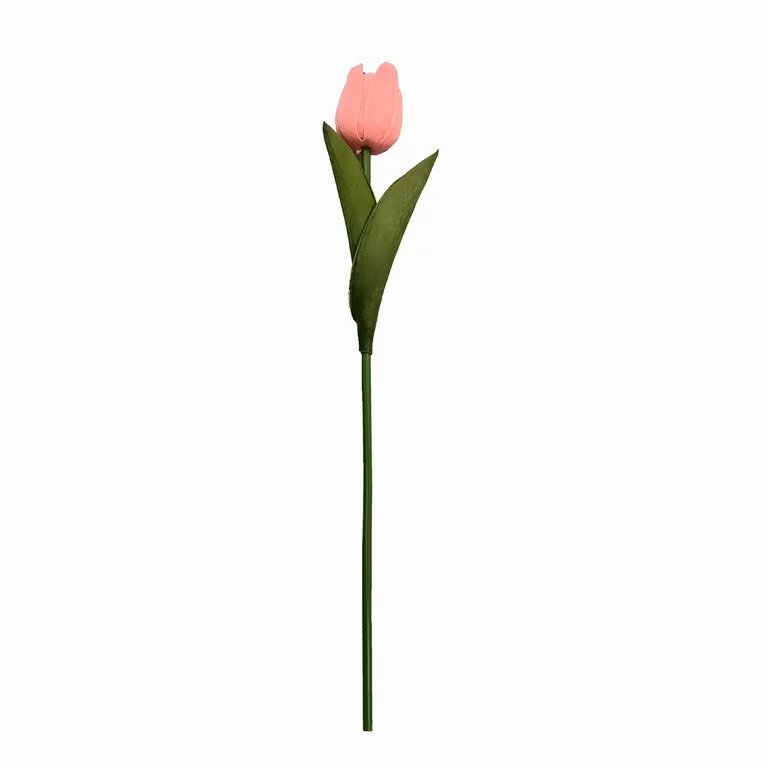 Wholesale pink real touch PU tulip stem – artificial tulip flower for vase arrangements, spring decor and wedding centerpieces