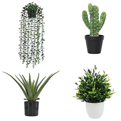 Wholesale artificial potted plants for indoor decoration hotel office and retail display supply