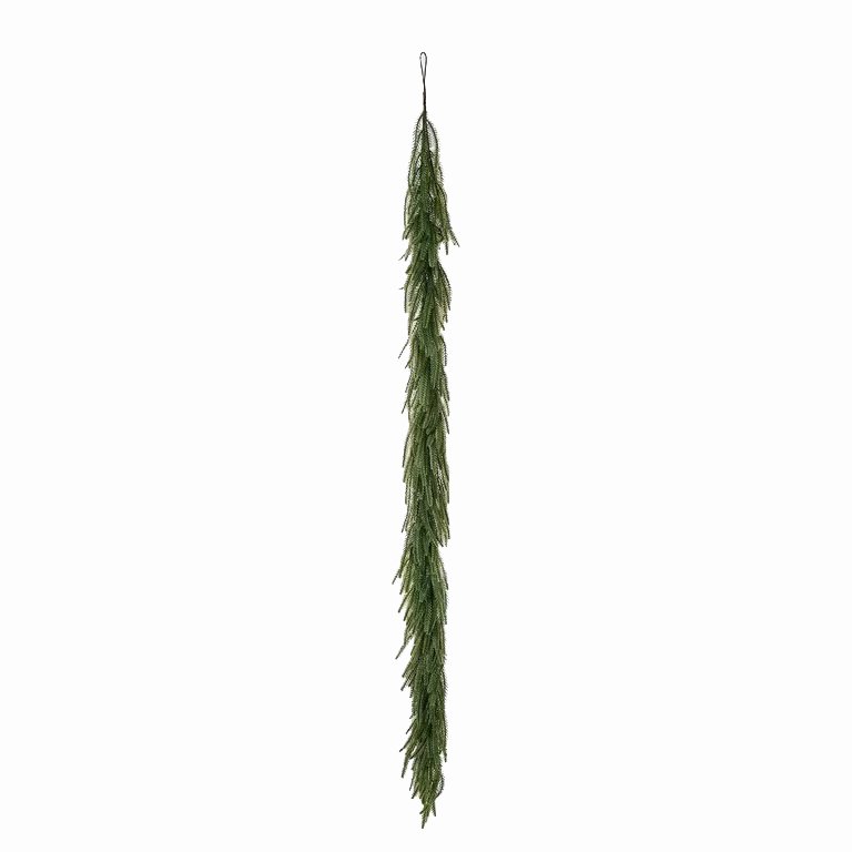 Real-Touch Artificial Norfolk Pine Christmas Garland
