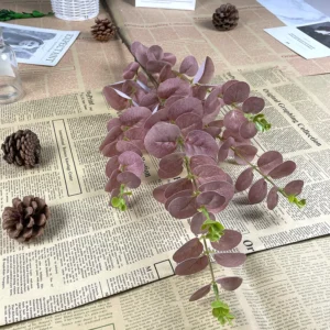 Brown artificial 3d eucalyptus branch