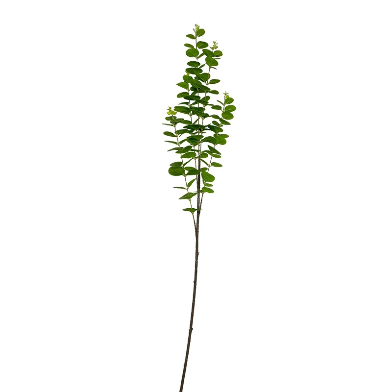 Green artificial 3d eucalyptus branch