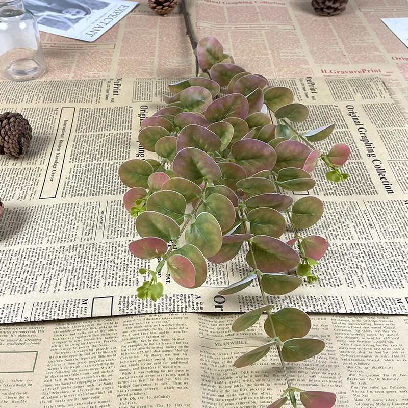 Olive Green artificial 3d eucalyptus branch