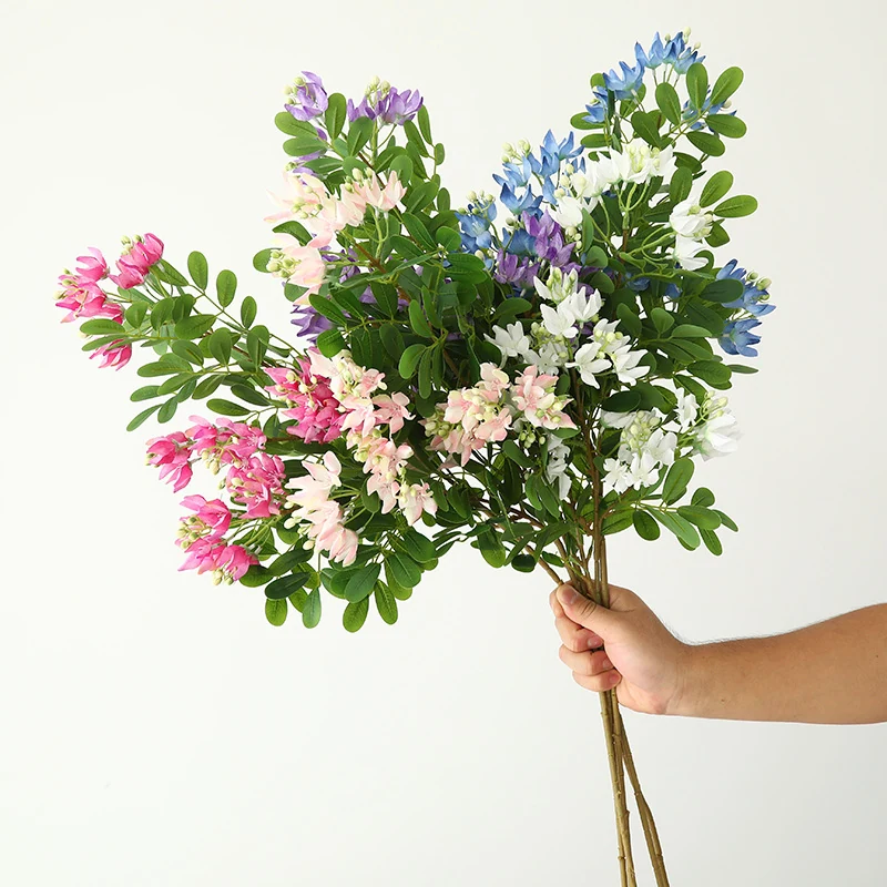 Color Options for artificial albizia flower branch