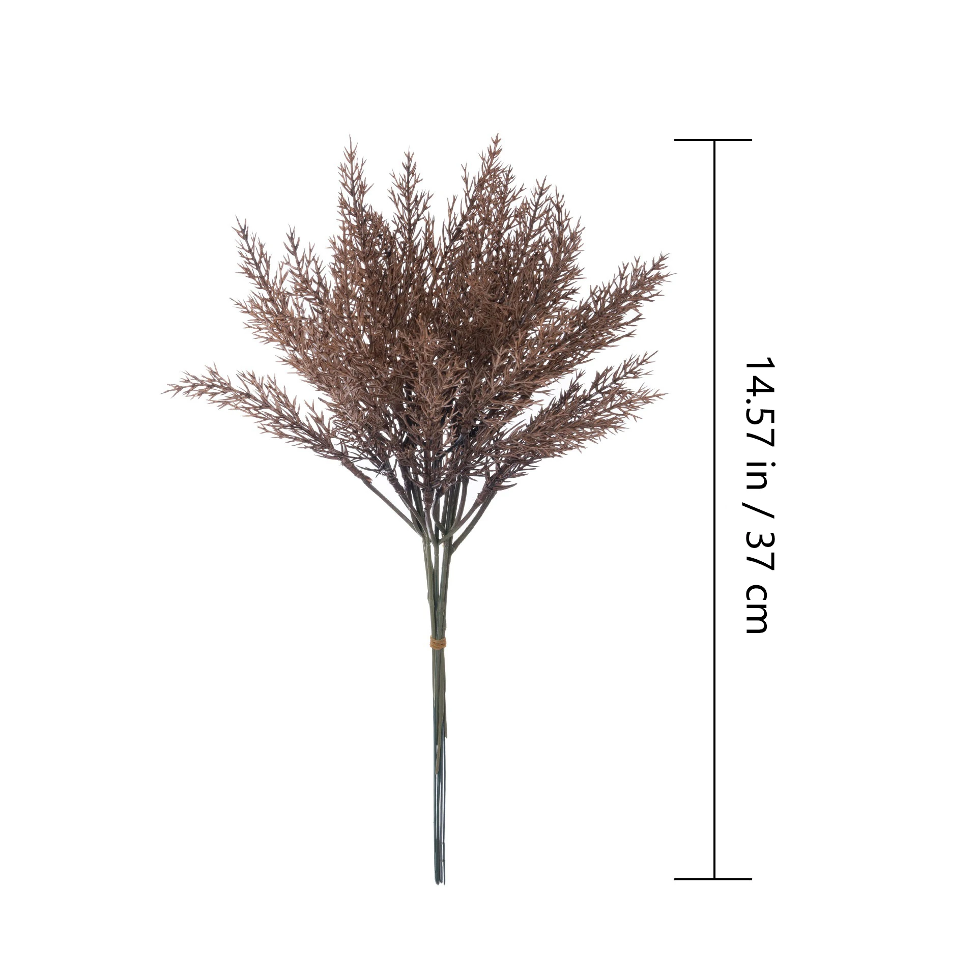 Alternate view of brown size 37cm artificial astilbe bush