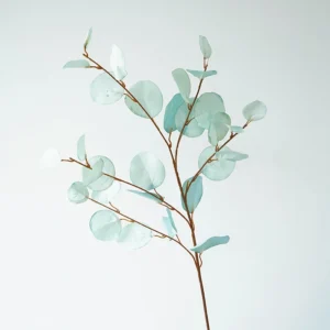 Mint artificial autumn eucalyptus branch