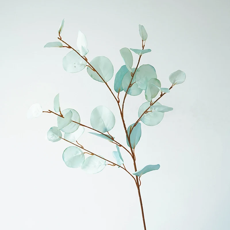 Mint artificial autumn eucalyptus branch