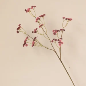 Burgundy artificial baby's breath spray
