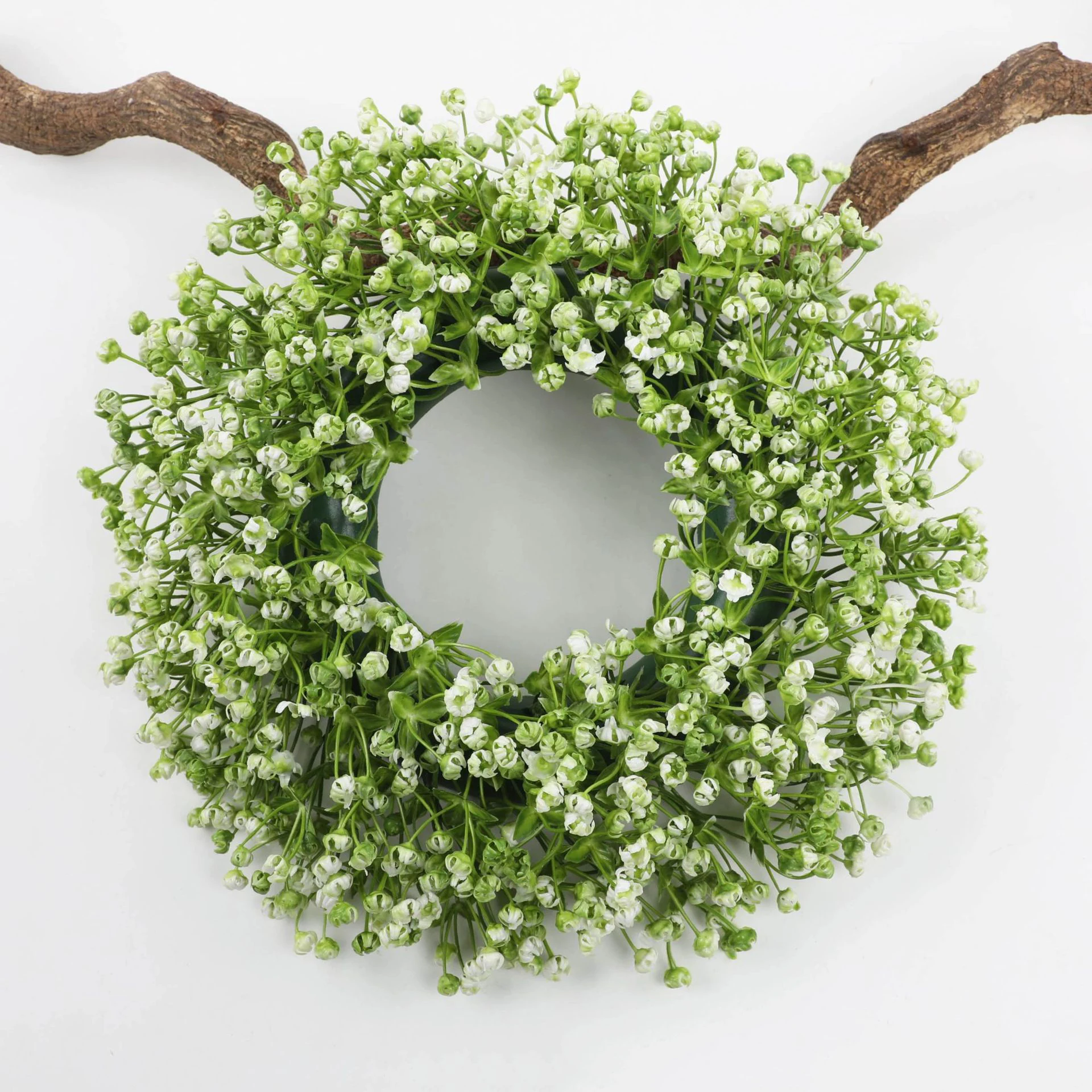Alternate view of 35 cm artificial baby's breath wreath