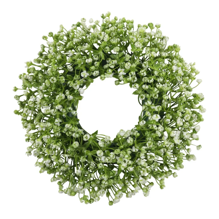 Artificial Baby’s Breath Wreath