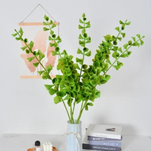 Artificial Bells of Ireland Stem shown in mixed style vase application