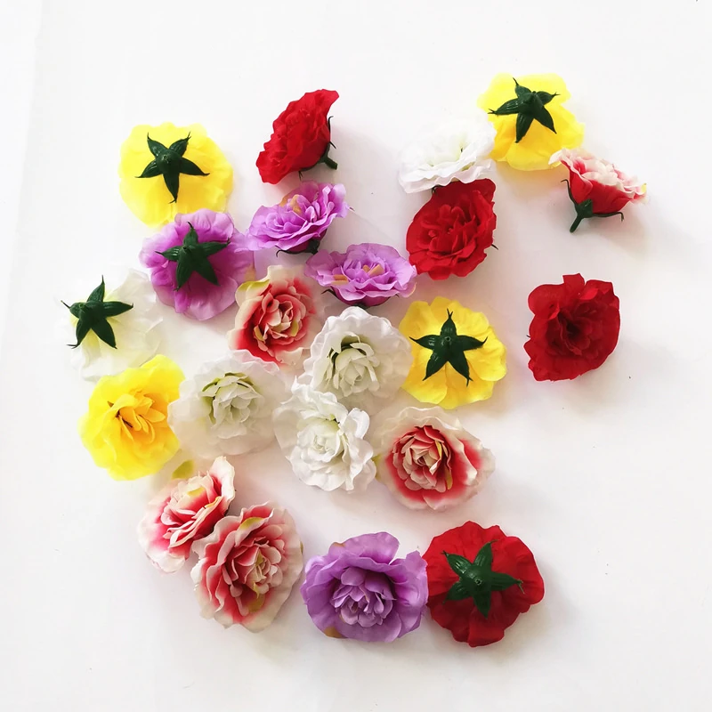 Available colors for artificial Camellia Flower Head