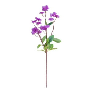 Purple artificial cherry blossom spray