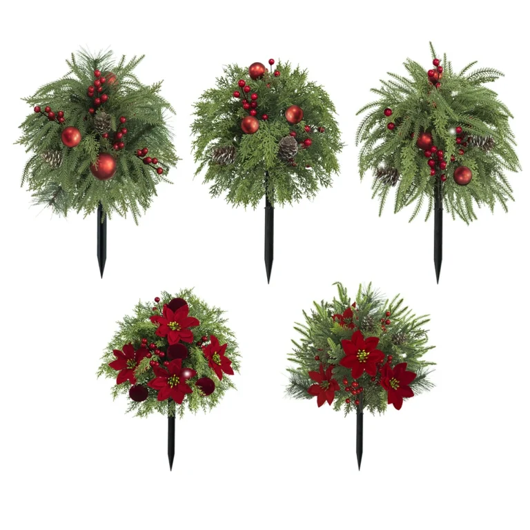 Artificial Christmas Pine Ground Stake