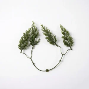 Close-up of artificial Cypress Leaf Pick branching