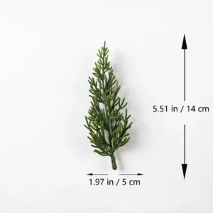 Specification diagram for artificial Cypress Leaf Pick