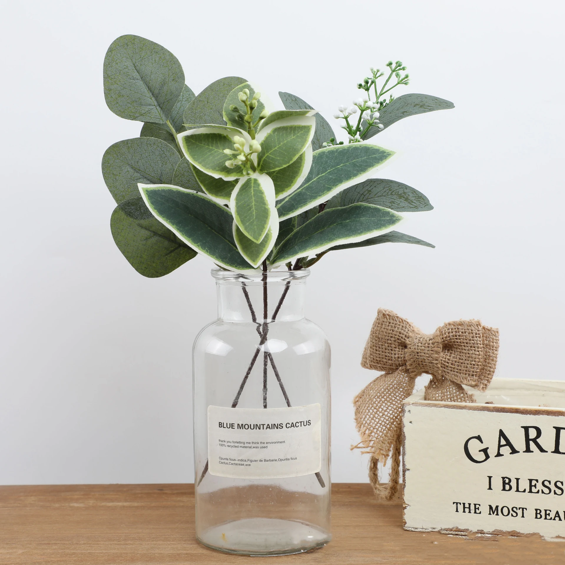 Artificial Decorative Foliage Branch Collection shown in vase application