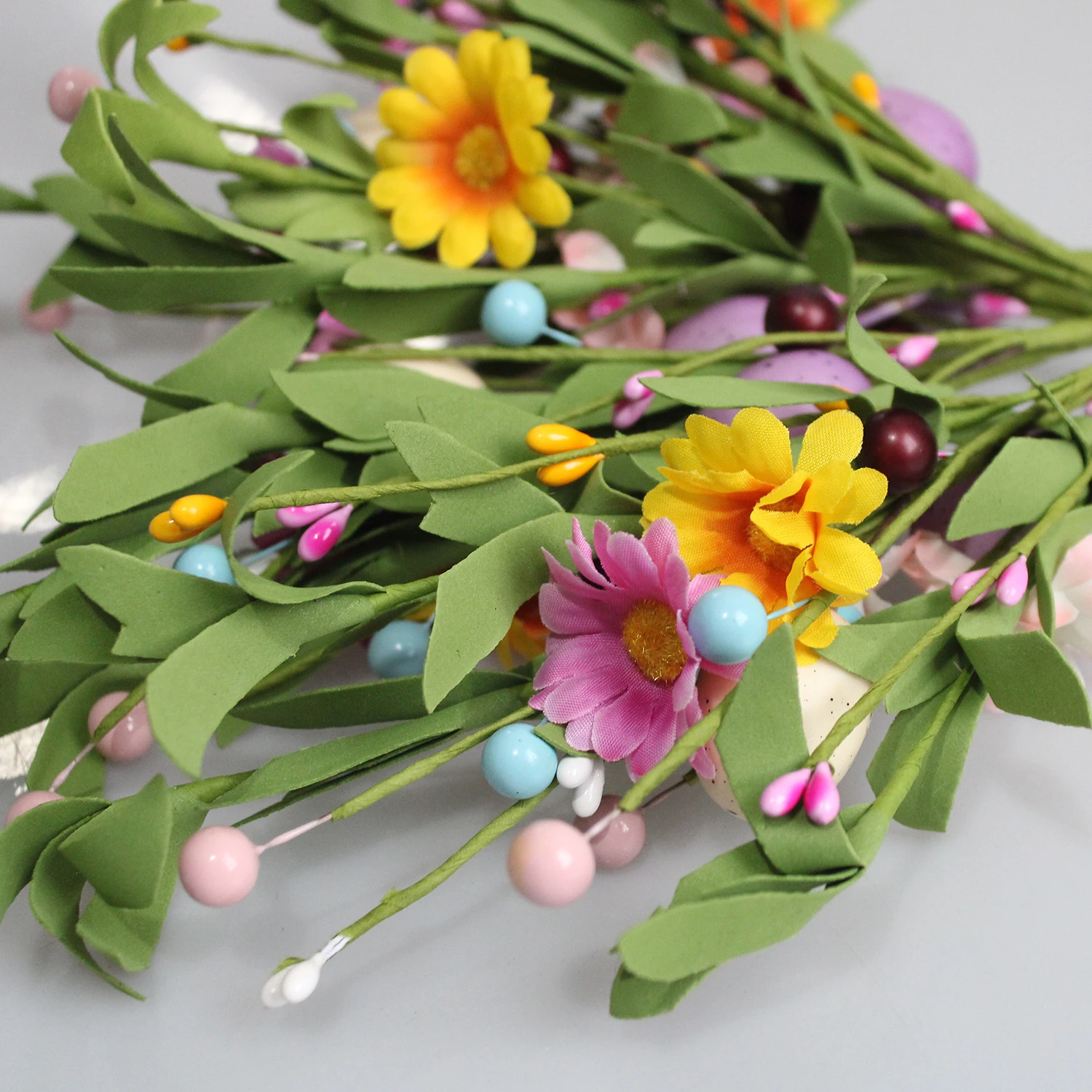 Alternate view of alternate artificial easter egg daisy flower pick