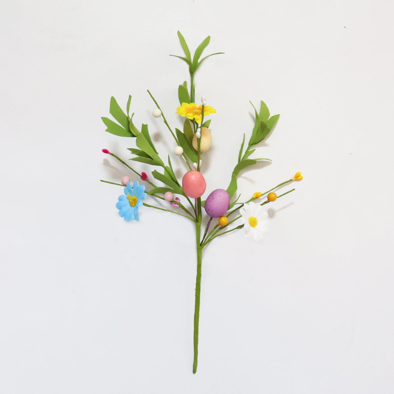 Alternate view of artificial easter egg flower pick