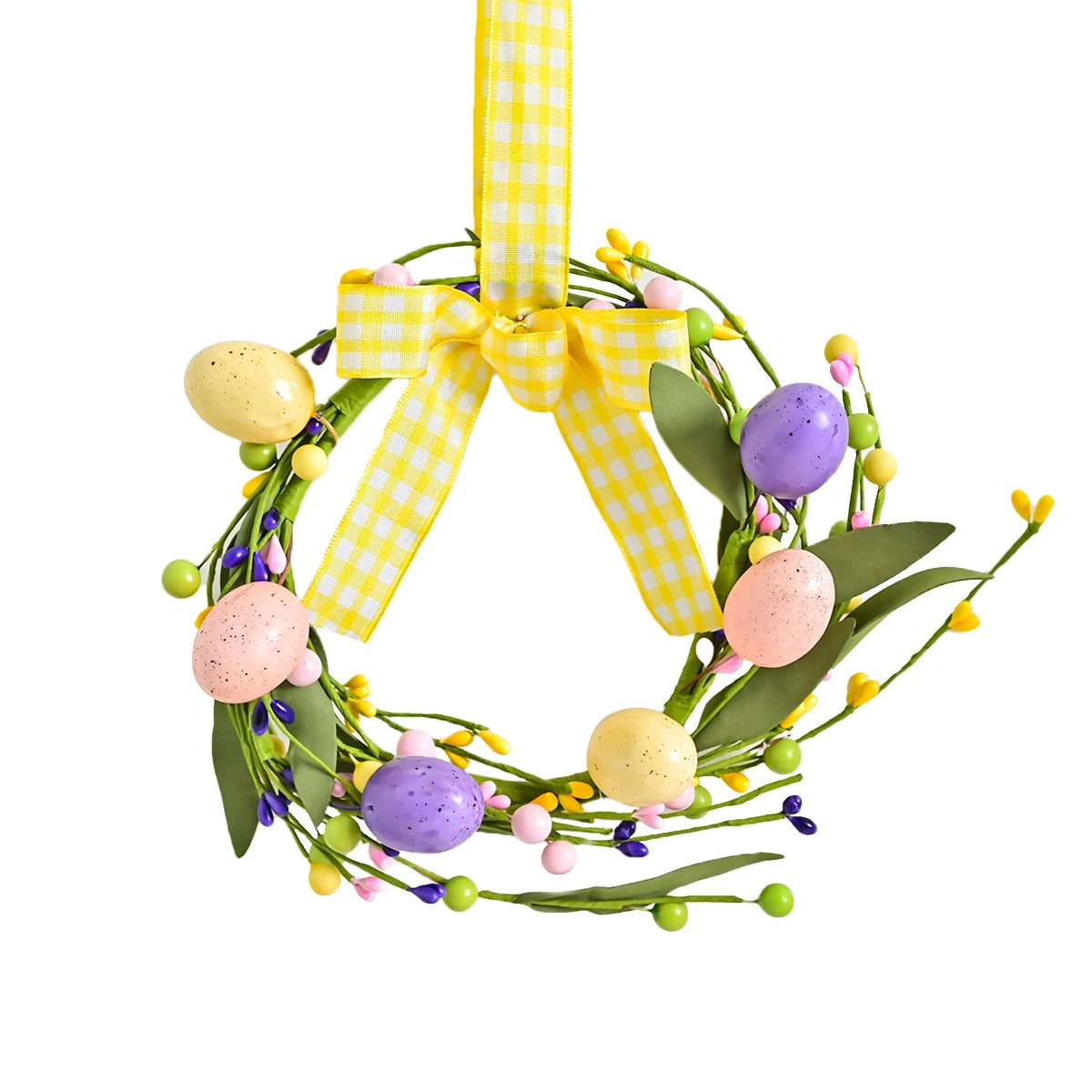 Artificial Easter Egg Twig Wreath