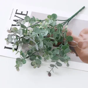 Sage Green artificial eucalyptus bush