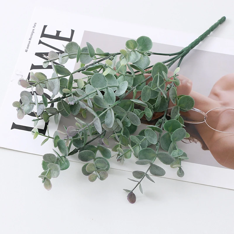 Sage Green artificial eucalyptus bush