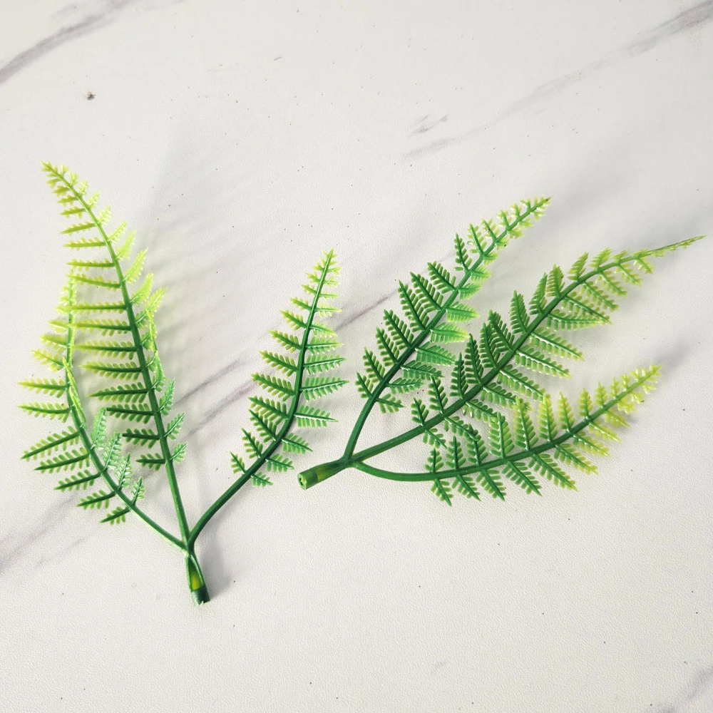 Artificial Fern Leaf Pick arranged for decorative display