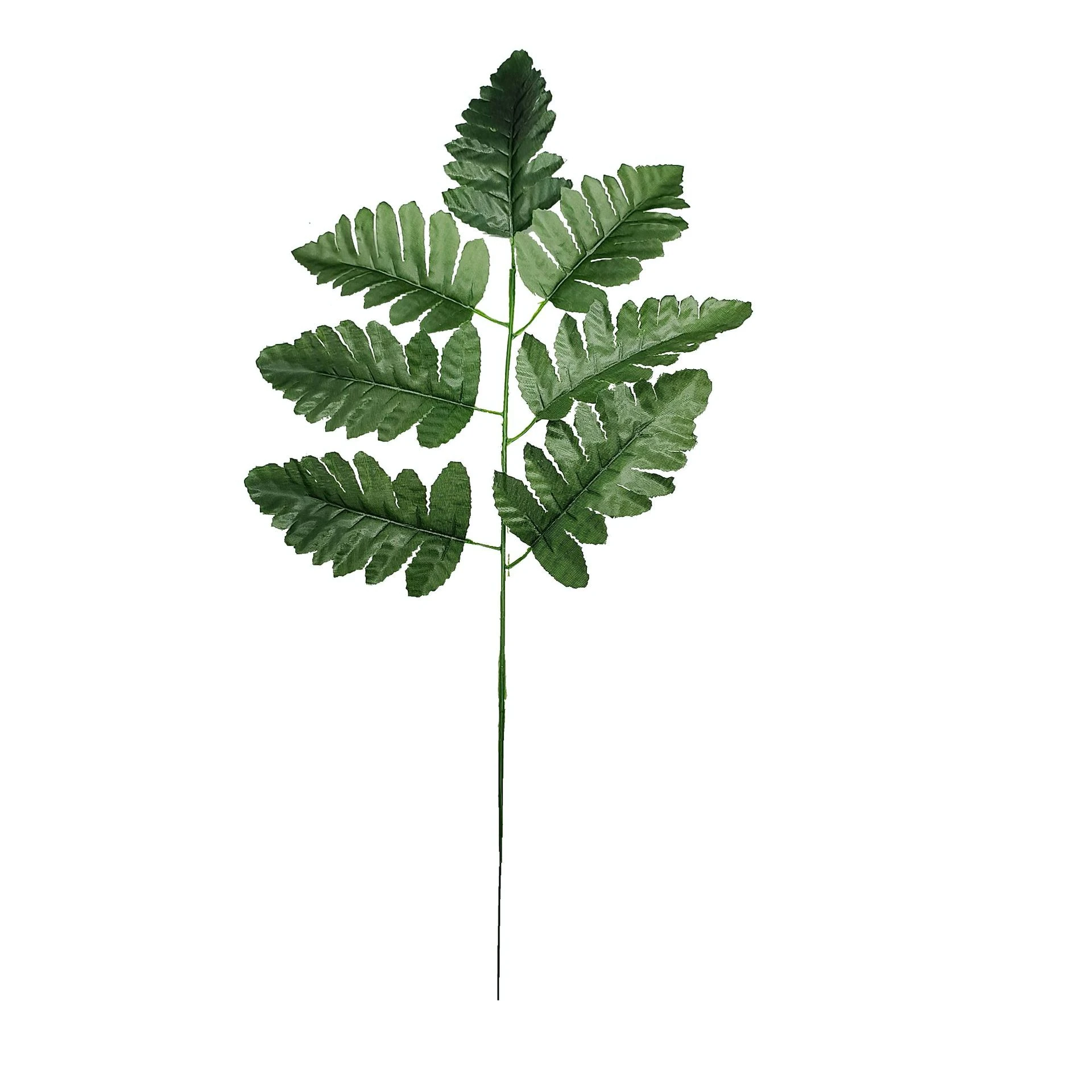 Bright Green artificial Fern Leaf Stem, 38 cm