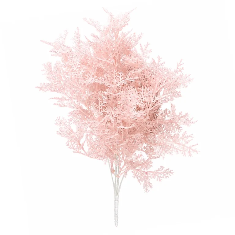 Artificial Flocked Spargel Fern Bush