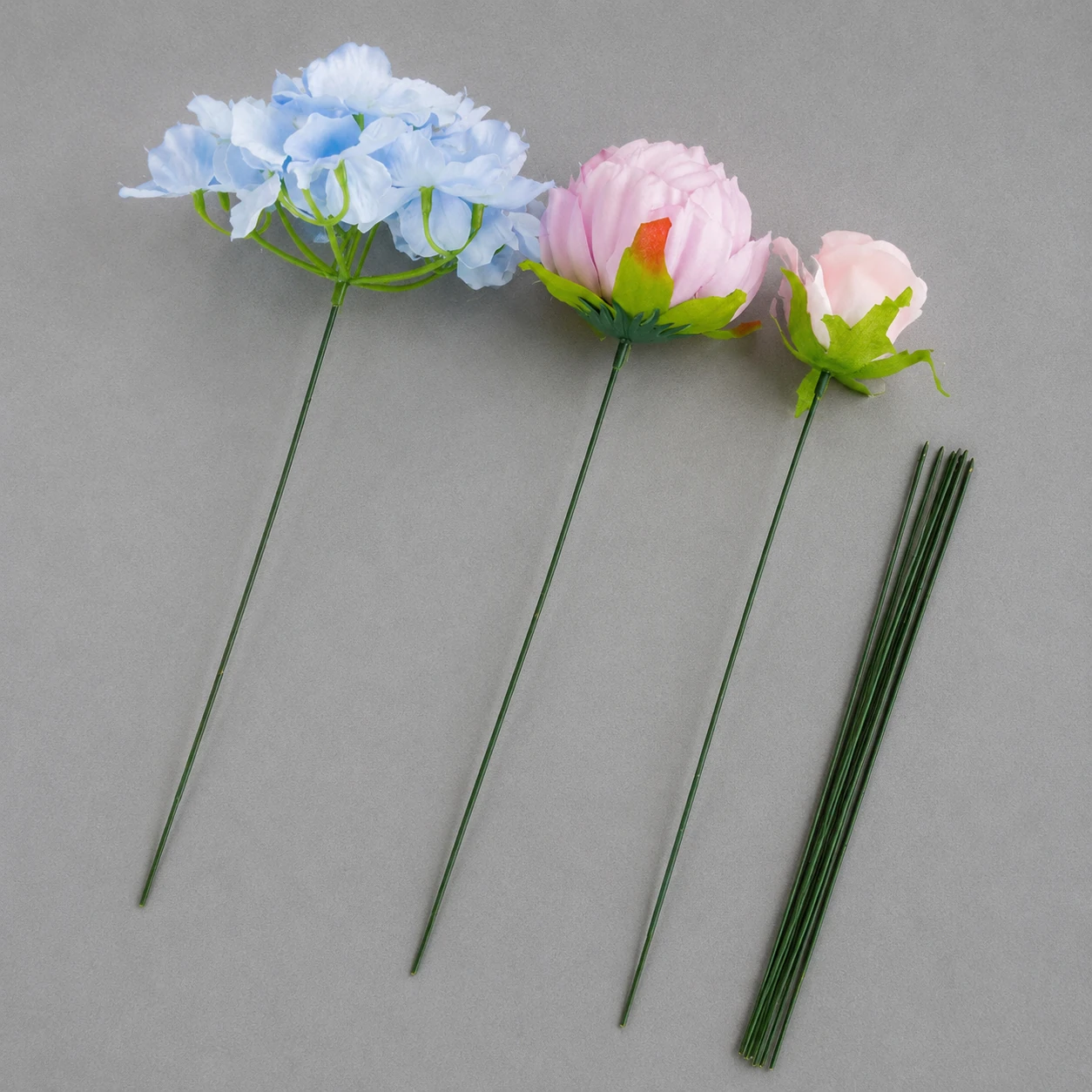 Artificial Flower Stem Rod arranged for decorative display