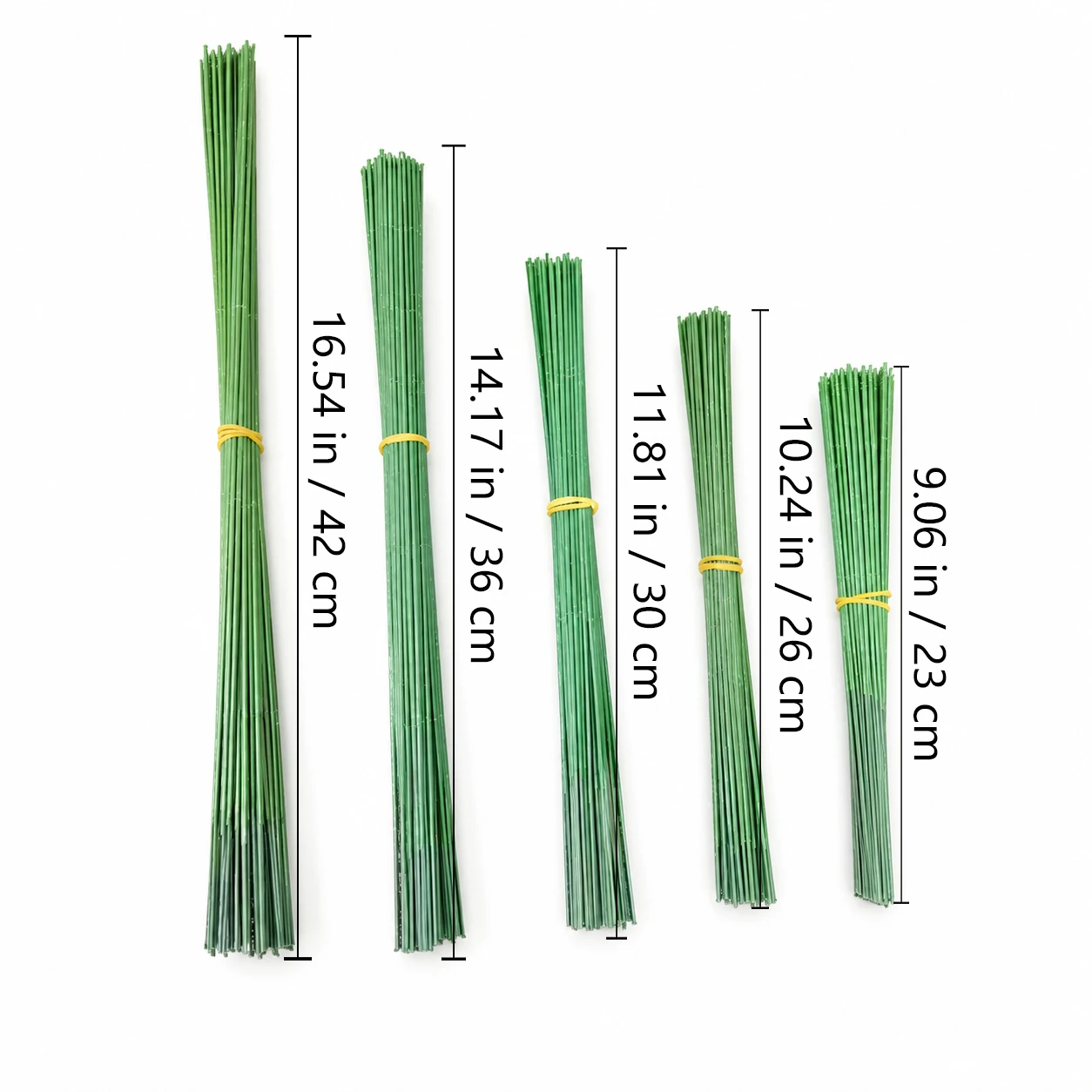 Specification diagram for artificial Flower Stem Rod