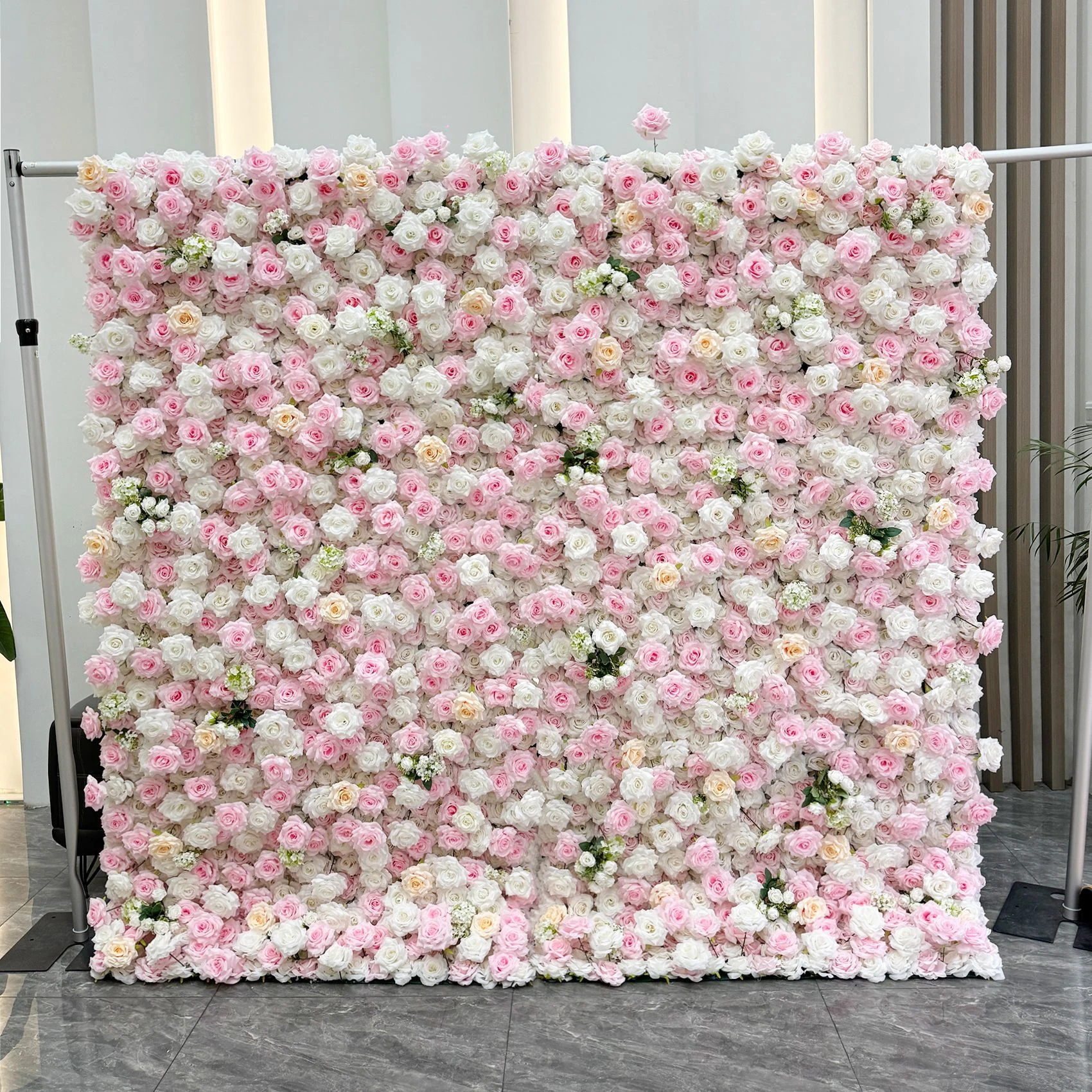 Blush White artificial flower wall panel collection
