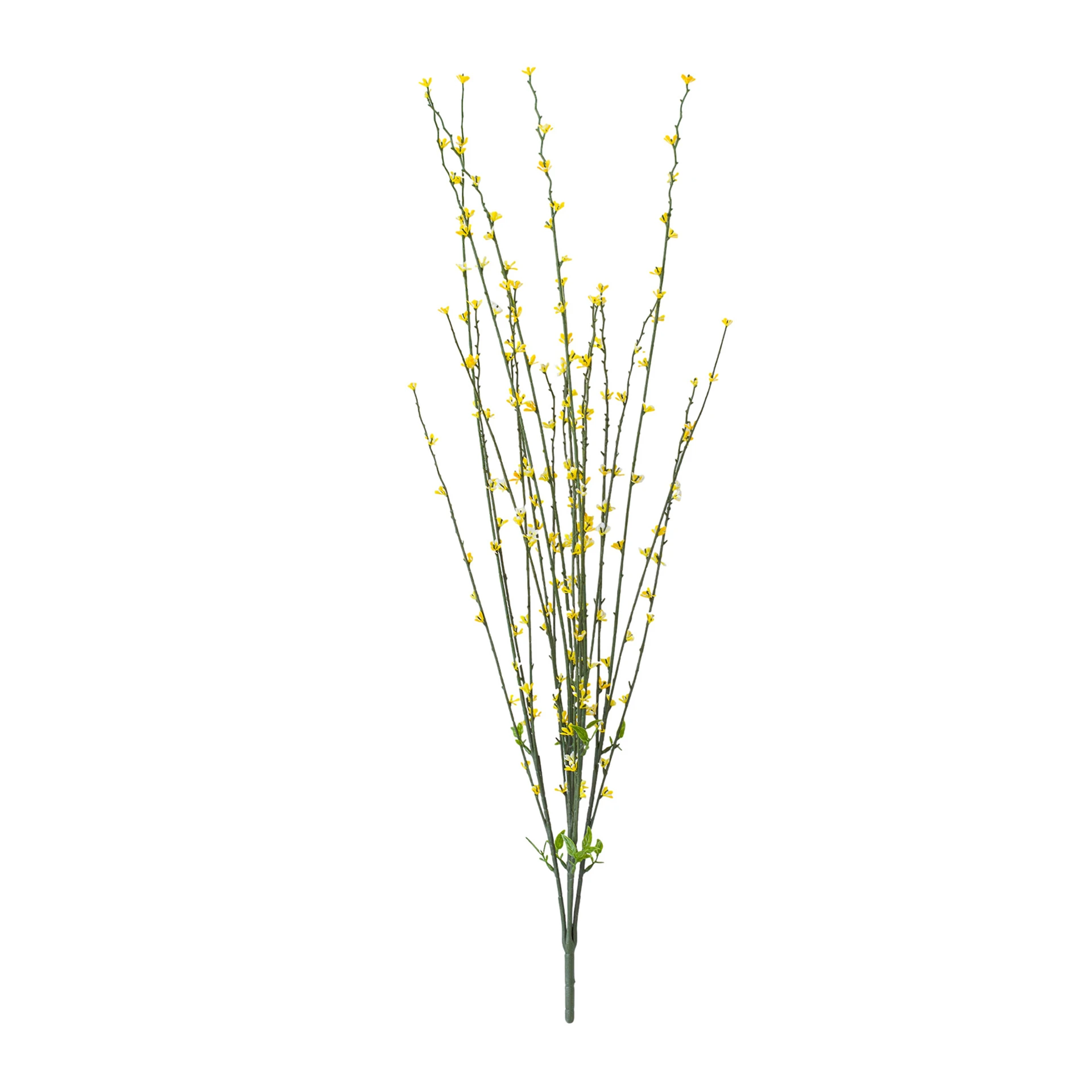 Yellow artificial Forsythia Flower Bush, 84 cm