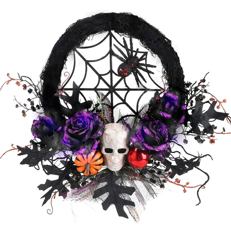 Artificial Halloween Decorative Wreath Collection