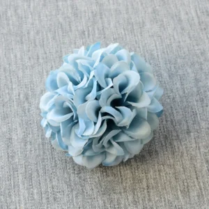 Blue artificial Hydrangea Flower Head, 8.5 cm