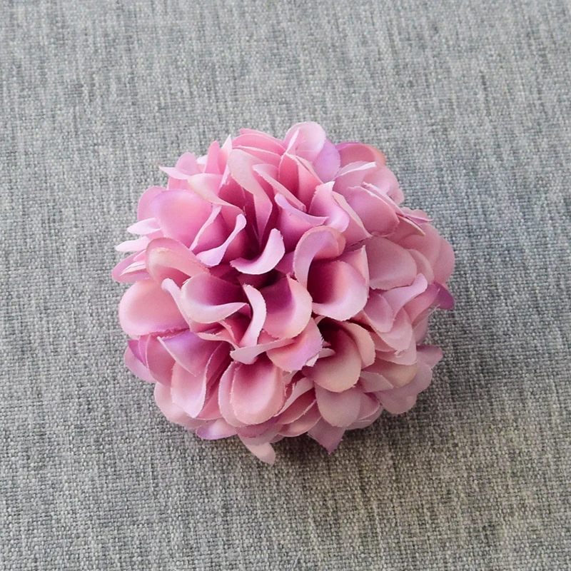 Deep Pink artificial Hydrangea Flower Head, 8.5 cm
