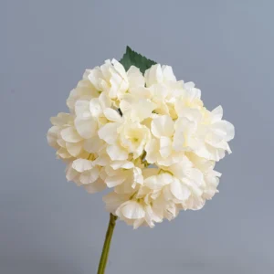 Cream artificial hydrangea stem