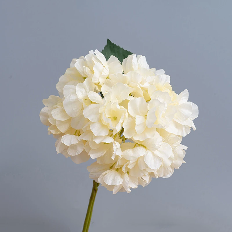 Cream artificial hydrangea stem