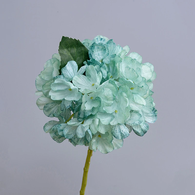 Mint artificial hydrangea stem
