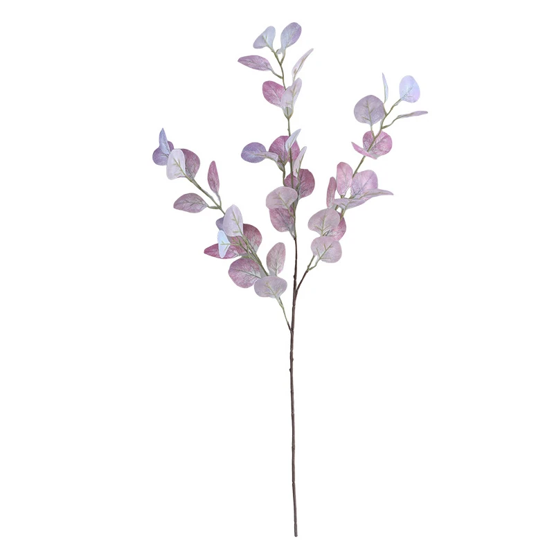 Spray de eucalipto iridiscente artificial rosa morado