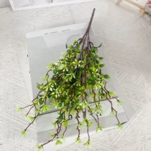 Green artificial Jasmine Flower Bush, 40 cm
