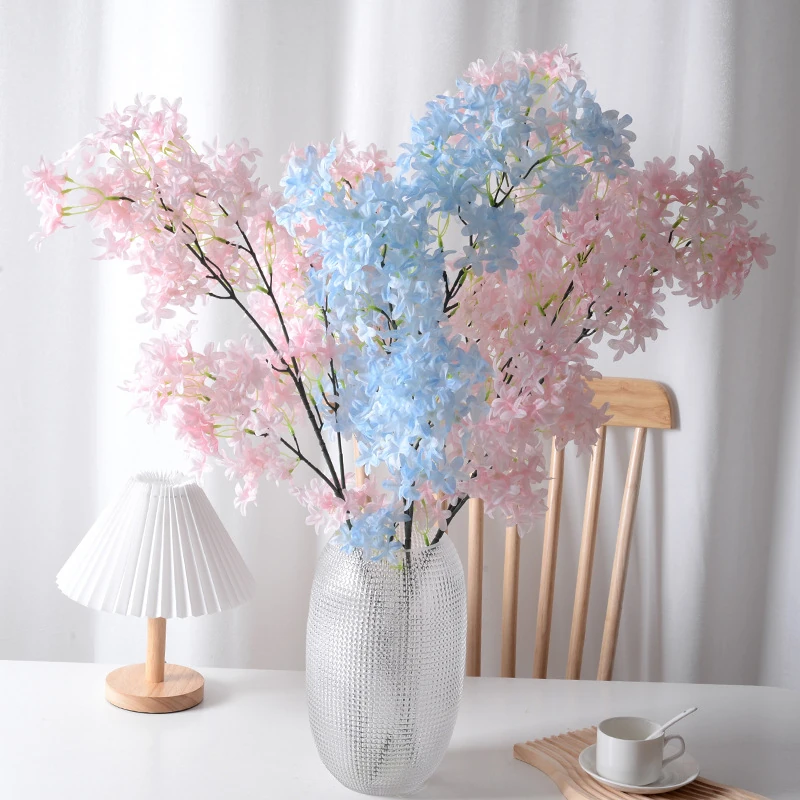 Available colors for artificial larkspur spray