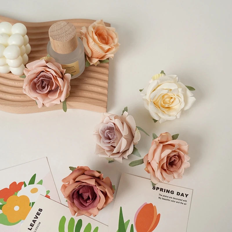 Available colors for artificial Layered Rose Flower Head